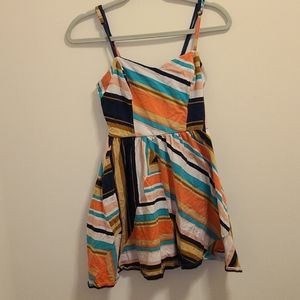 Colorblock Dress with Pockets
